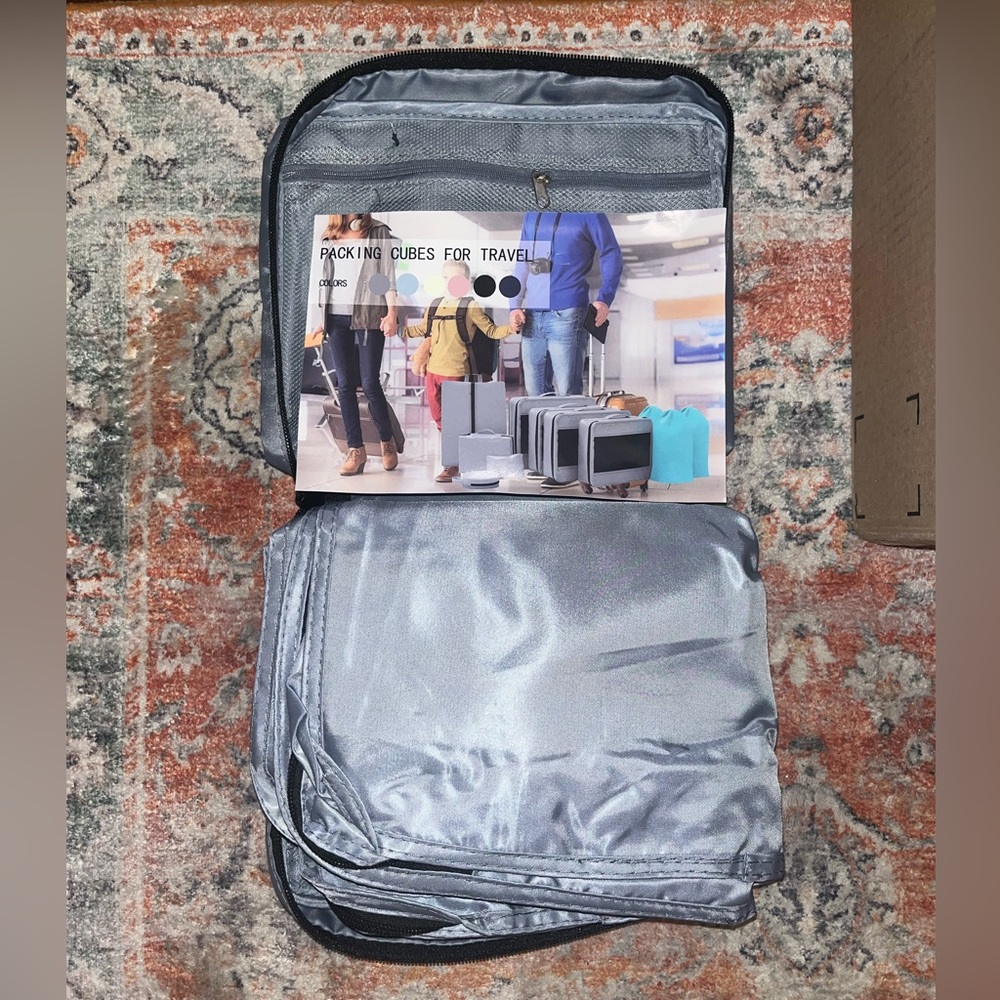 Luggage packing cubes